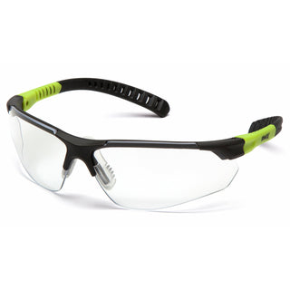 Pyramex SGL10110D Sitecore - Clear Lens with Gray and Lime Temples