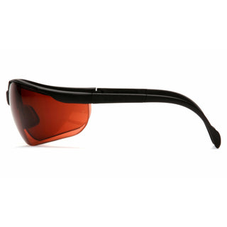 Pyramex SB1835S Venture II Sun Block Bronze Lens with Black Frame