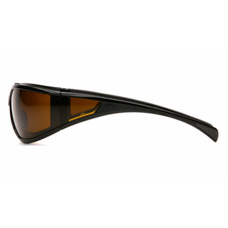 Pyramex SB5133DT Pyramex Safety - Exeter - Glossy Black Frame/Shooter's Amber Anti-Fog Lens