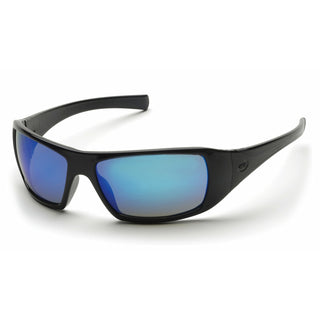 Pyramex SB5665D Ice Blue Mirror Lens with Black Frame