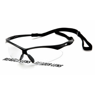 Pyramex SB6310SPR25 Pmxtreme Clear +2.5 Reader Lens with Black Frame and Cord