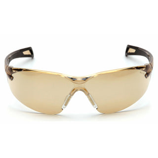 Pyramex SB7138S PMXSLIM Sandstone Bronze Lens with Black Temples