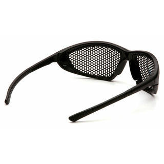 Pyramex SB76WMD Trifecta Punched Steel Lens With Black Frame