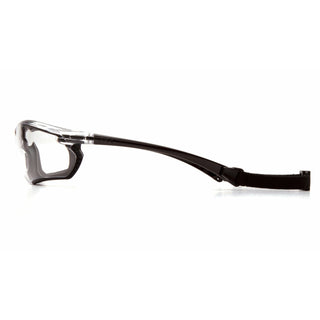 Pyramex SBG10680DT Crossovr Indoor/Outdoor Mirror Anti-Fog Lens with Black and Gray Frame Glasses Safety Glasses
