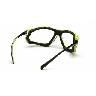 Pyramex SBL9310STM Proximity Clear H2MAX Anti-Fog Lens with Black/Lime Frame