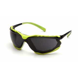 Pyramex SBL9323STM Proximity- Black Lime Frame Dark Gray H2MAX