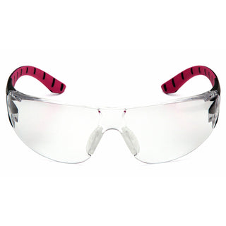 Pyramex SBP9610S Clear Lens with Black and Pink Temples
