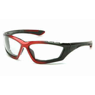 Pyramex SBR8710DTP Accurist - Black/Red Padded Frame/Clear Anti-Fog Lens
