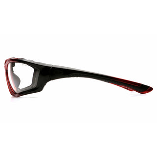 Pyramex SBR8710DTP Accurist - Black/Red Padded Frame/Clear Anti-Fog Lens
