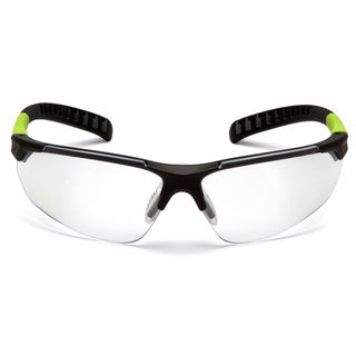 Pyramex SGL10110DTM Sitecore - Clear H2MAX Anti-Fog Lens with Gray and Lime Temples