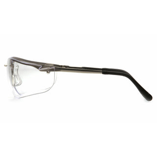 Pyramex SGM1810S Pyramex Safety - V2-Metal - Gun Metal Frame/Clear Lens