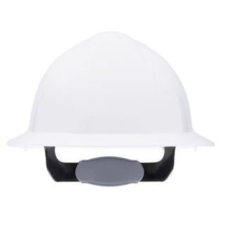 NSI SH-200W Fully Adjustable White Full-Brim Safety Helmet for Construction