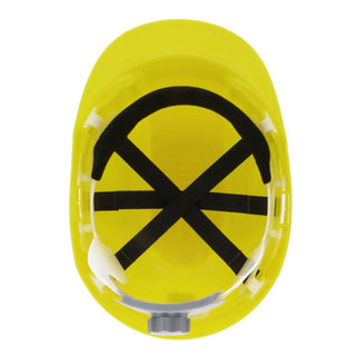 NSI SH-330Y Fully Adjustable Yellow Cap Brim Safety Helmet for Construction