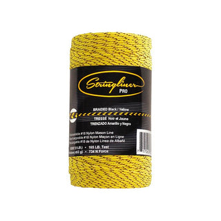 US Tape 35792 #18 Construction Replacement Roll Braided Black / Yellow 1000 Feet