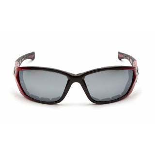 Pyramex SR10870D Silver Mirror Lens with Padded Red Frame
