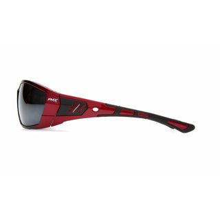 Pyramex SR10870D Silver Mirror Lens with Padded Red Frame