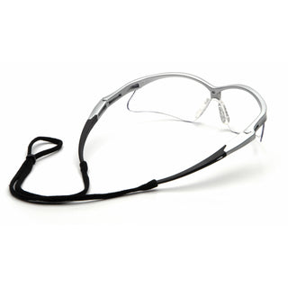 Pyramex SS6310SP Pmxtreme Clear Lens with Silver Frame and Cord