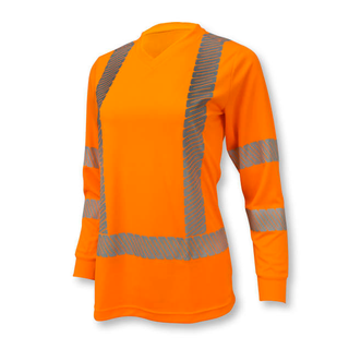 Radians ST21 Class 3 High Visibility Women's Long Sleeve T-Shirt with Max-Dri