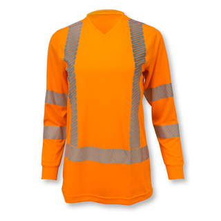 Radians ST21 Class 3 High Visibility Women's Long Sleeve T-Shirt with Max-Dri