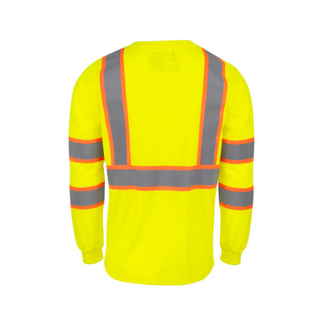 Radians ST41-3 Class 3 Mesh Long Sleeve T-Shirt with Contrast Trim