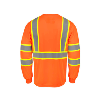 Radians ST41-3 Class 3 Mesh Long Sleeve T-Shirt with Contrast Trim