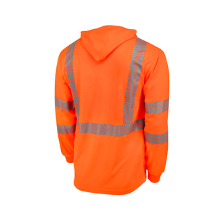 Radians ST61-3 Hooded Type R Class 3 Mesh Long Sleeve T-Shirt