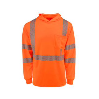 Radians ST61-3 Hooded Type R Class 3 Mesh Long Sleeve T-Shirt