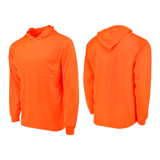 Radians ST61-N Hooded Non Rated Mesh Long Sleeve T-Shirt