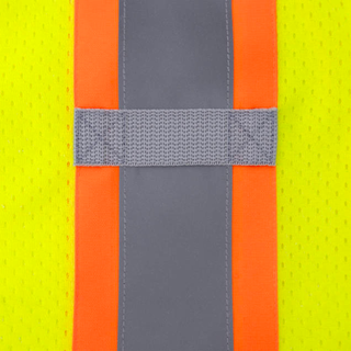 Radians SV232-3 Two Tone Surveyor Type R Class 3 Mesh Safety Vest with Dual Side Zippers