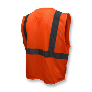 Radians SV25 Economy Class 2 Self-Extinguishing Mesh Safety Vest with Zipper