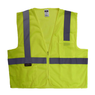 Radians SV2Z Economy Type R Class 2 Mesh Safety Vest with Zipper