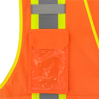 Radians SV69-2 Two Tone Type R Class 2 Mesh/Solid Surveyor Vest with Plan/Tablet Pocket