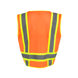 Radians SV69-2 Two Tone Type R Class 2 Mesh/Solid Surveyor Vest with Plan/Tablet Pocket