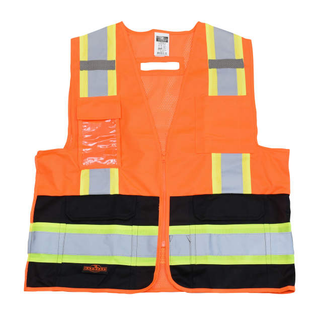 Radians SV6B Two Tone Surveyor Type R Class 2 Solid Front Mesh Back Safety Vest