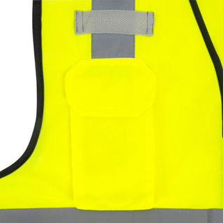 Radians SV7E Economy Type R Class 2 Solid Surveyor Safety Vest - Hi-Vis Green