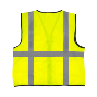 Radians SV7E Economy Type R Class 2 Solid Surveyor Safety Vest - Hi-Vis Green