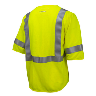 Radians SV97 Premium Modacrylic FR Class 2 & 3 Mesh Safety Vest - Hi-Vis Green