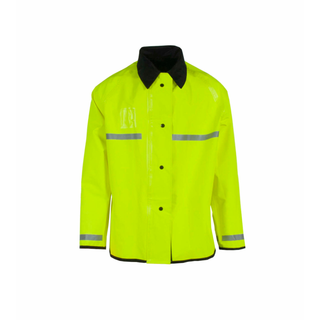 Neese 475RJH3M Duty Reversible Jacket with 3M Reflective Taping - Hi-Vis Lime/Black