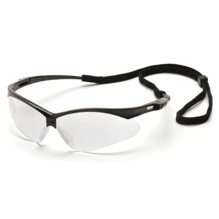 Pyramex SB6310SP PMXTREME  Clear Lens with Black Frame and Cord