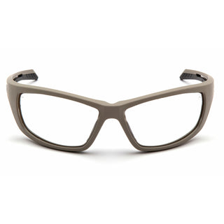 Pyramex VGST1310T Clear Anti-Fog Lens with Tan Frame