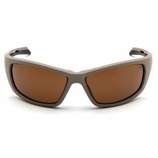 Pyramex VGST1318T Bronze Anti-Fog Lens with Tan Frame