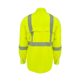 Neese VTS5VSH3 Tecasafe® One 5.7 oz Class 3 Vented FR Shirt - Fluorescent Yellow