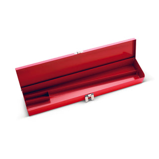 Wright Tool W411 Tool Box Red, Metal w/Chrome Catch Type 2