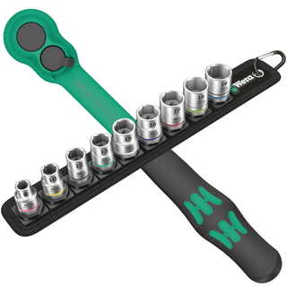 Wera Zyklop Socket & Ratchet Combo Set, 10 Pc.
