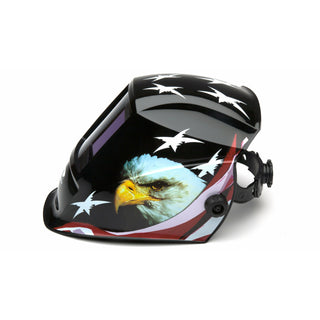 Pyramex WHAM3030AE Auto Darkening Helmet - American Eagle 98x87 mm