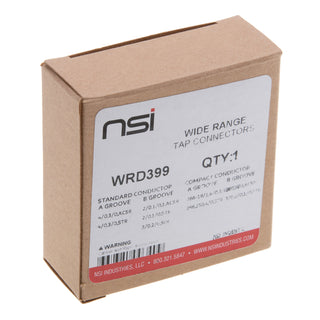 NSI WRD399 4/0 STR – 3/0 STR Aluminum Wide Range Tap – Dual-Rated/ACSR