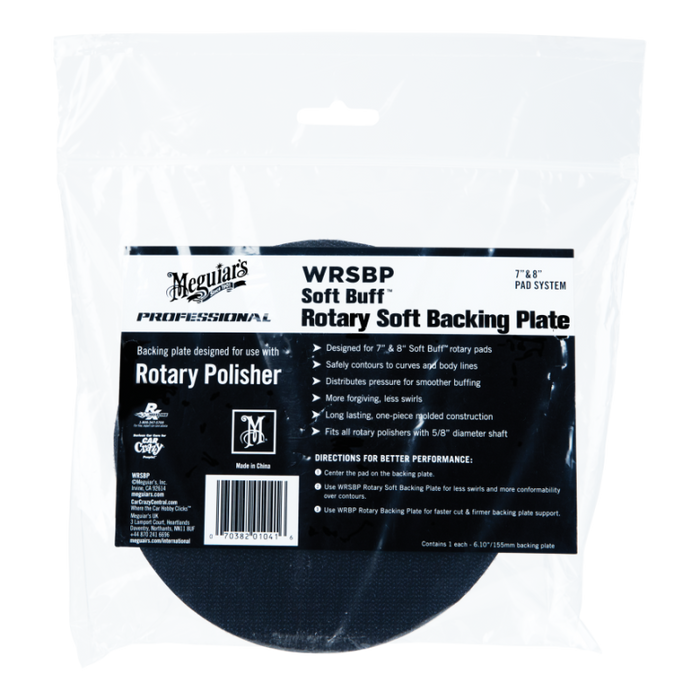 Meguiar's WRSBP Soft Buff Rotary Soft Backing Plate