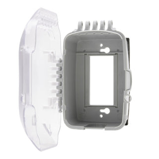 NSI XD110C TORK Turtle Extra-Duty In-Use Weatherproof Outlet Cover, Single Gang 2.75 Inch