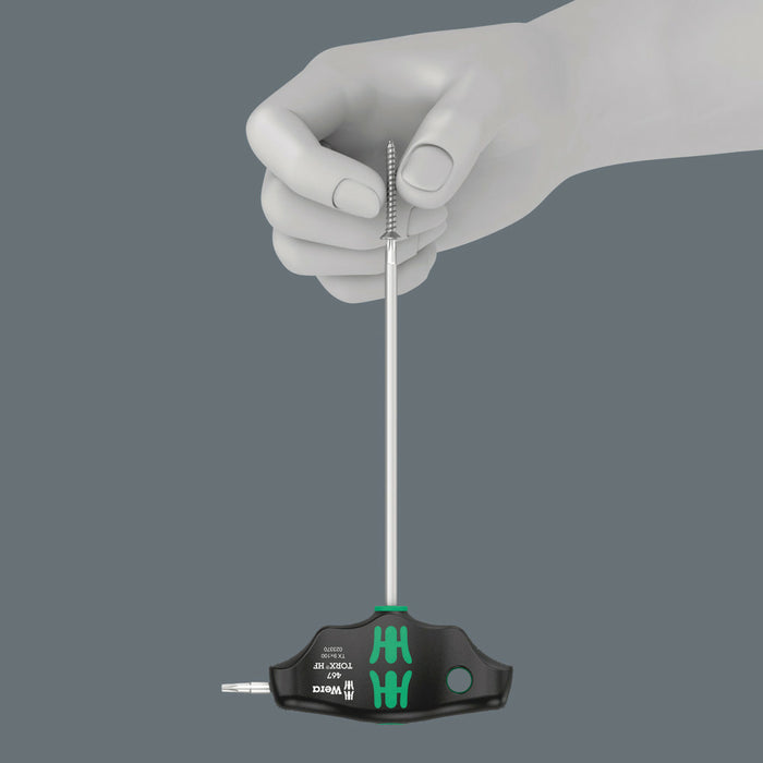 Wera 467 TORX® HF T-handle screwdriver with holding function, TX 45 x 200 mm