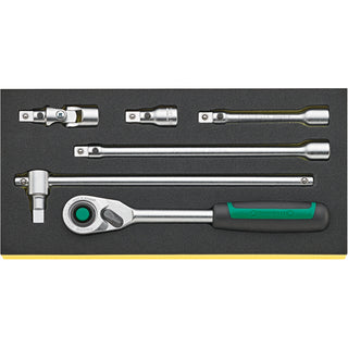 Stahlwille 96830362 Tool set No.TCS 1/2" ZOLL-512/6 QR 1/3-tray6-pcs.